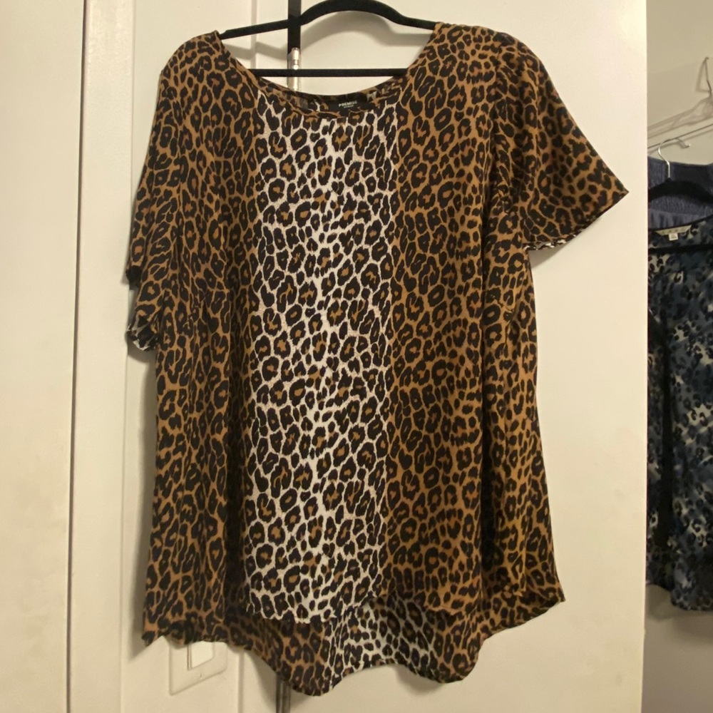 Cheetah print shirt